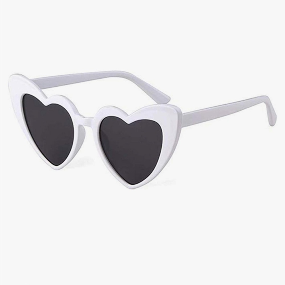 White Heart Sunglasses